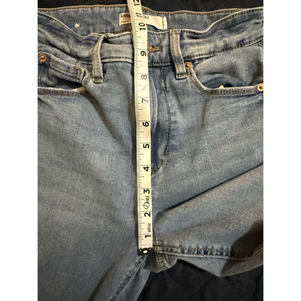 Garage Juniors Size 1 Blue Jeans Medium Wash Skinny Fit High Rise - Picture 3 of 7